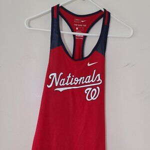 Washington Nationals Nike Dri Fit Racerback Tank Top Small